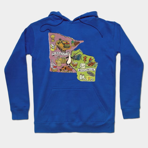 From The Land of Sky Blue Waters — Hamm's Beer Hoodie by Eugene and Jonnie Tee's